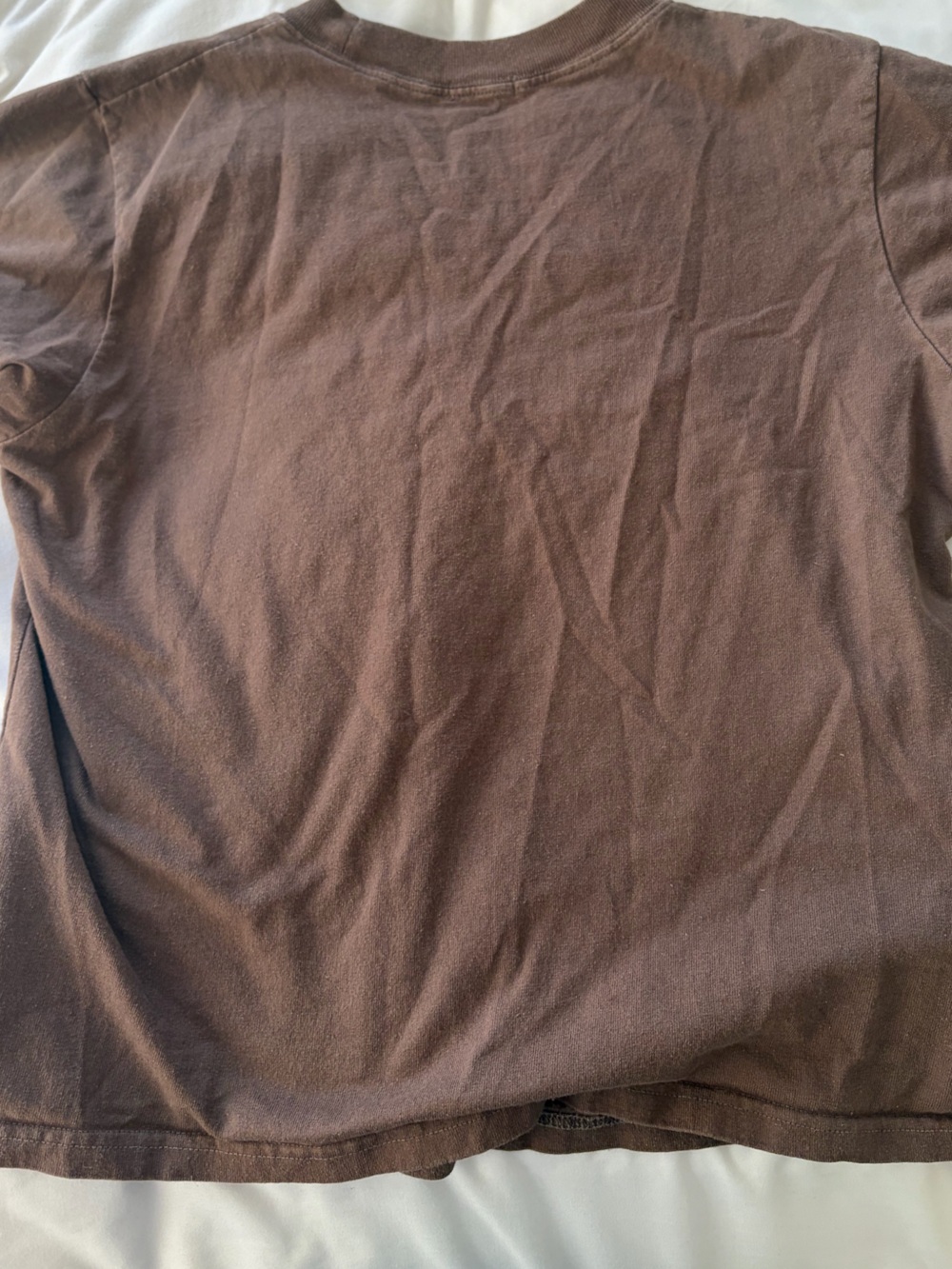 Brandy Melville Outlaws Texas Brown Graphic Crewneck T-Shirt - Picture 2 of 3
